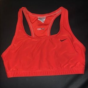 Red Nike Sports Bra